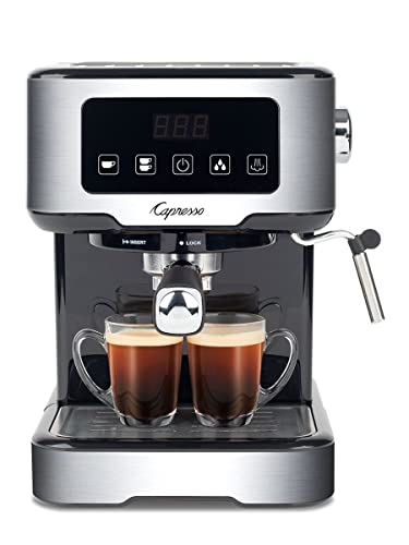 Capresso Café TS Touchscreen Espresso Machine, 50 ounces,Silver