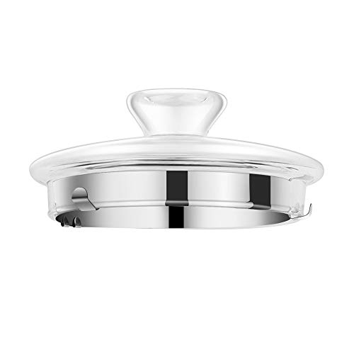 GEESTA Glass-Top Stovetop Espresso Moka Pot lid replacement – 6 cup