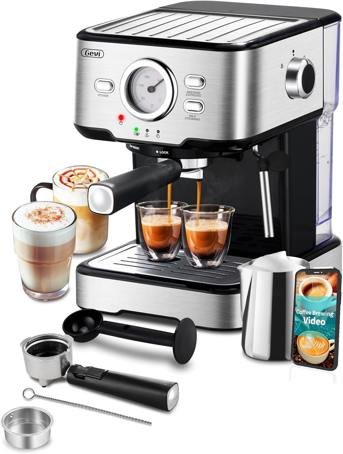 Gevi Coffee Servers Espresso Machine Review