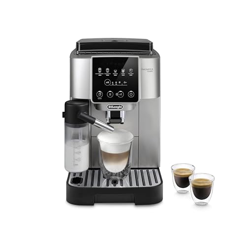 De’Longhi Magnifica Start Fully Automatic Espresso Machine with Automatic Milk Frother, Silver