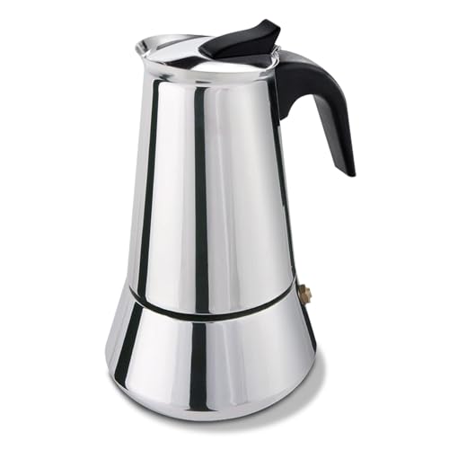 INSETFY Stovetop Espresso Maker Stove Top, Moka Pot Espresso, Cuban Coffee Maker 6 Cup/300ml, Grecas de Cafe, Italian Coffee Maker (6 Cup)