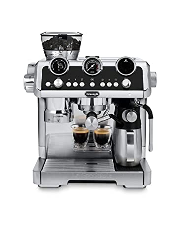 De’Longhi EC9665M La Specialista Maestro Espresso Machine, Stainless Steel, Silver,Black