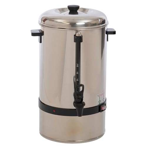 FSE CP-60 Stainless Steel Coffee Percolator, Brewer Urn, 60 Cup Capacity