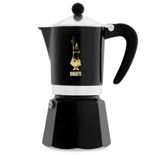 Caffe Mercanti Stovetop Moka Pot 6 Italian Espresso Cups – Limited Edition made by Bialetti