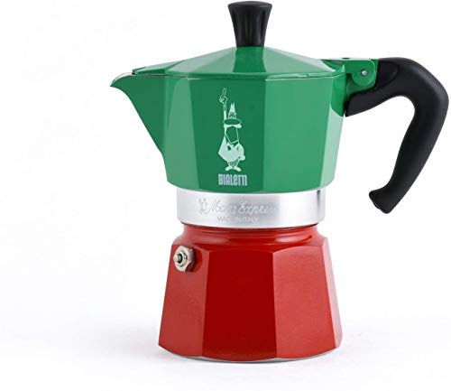 Bialetti Moka Express 3 Cups (Italia- Multicolor): Italian Made