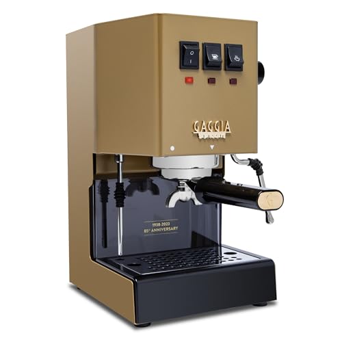 Gaggia RI9380/56 Classic Evo Pro Espresso Machine, 85th Anniversary Edition Gold