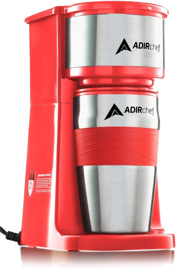 AdirChef Grab N’ Go Personal Coffee Maker