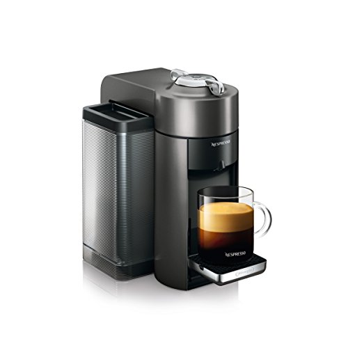 Nespresso Vertuo Coffee and Espresso Maker,1597 ml, by De’Longhi, Graphite Metal