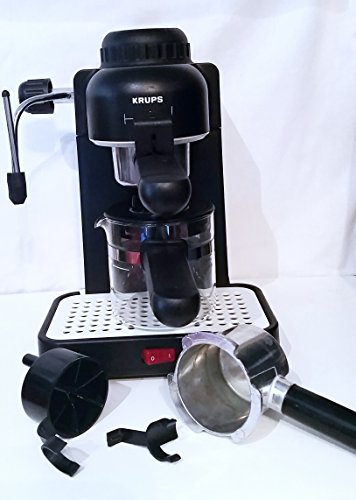 Krups Model 963 Black Espresso / Cappuccino Maker 4 CUP Steam